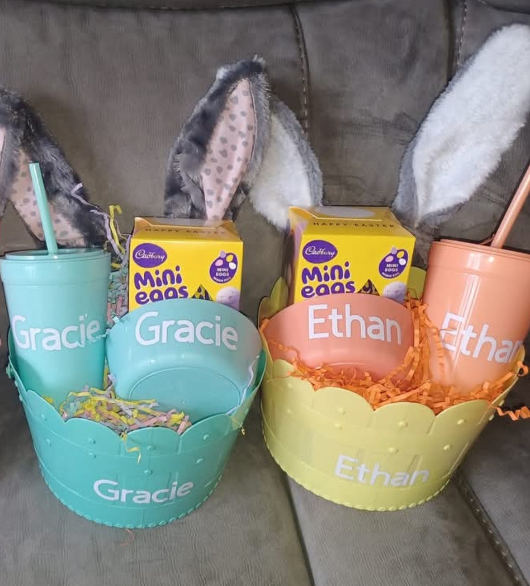 Personalised easter basket