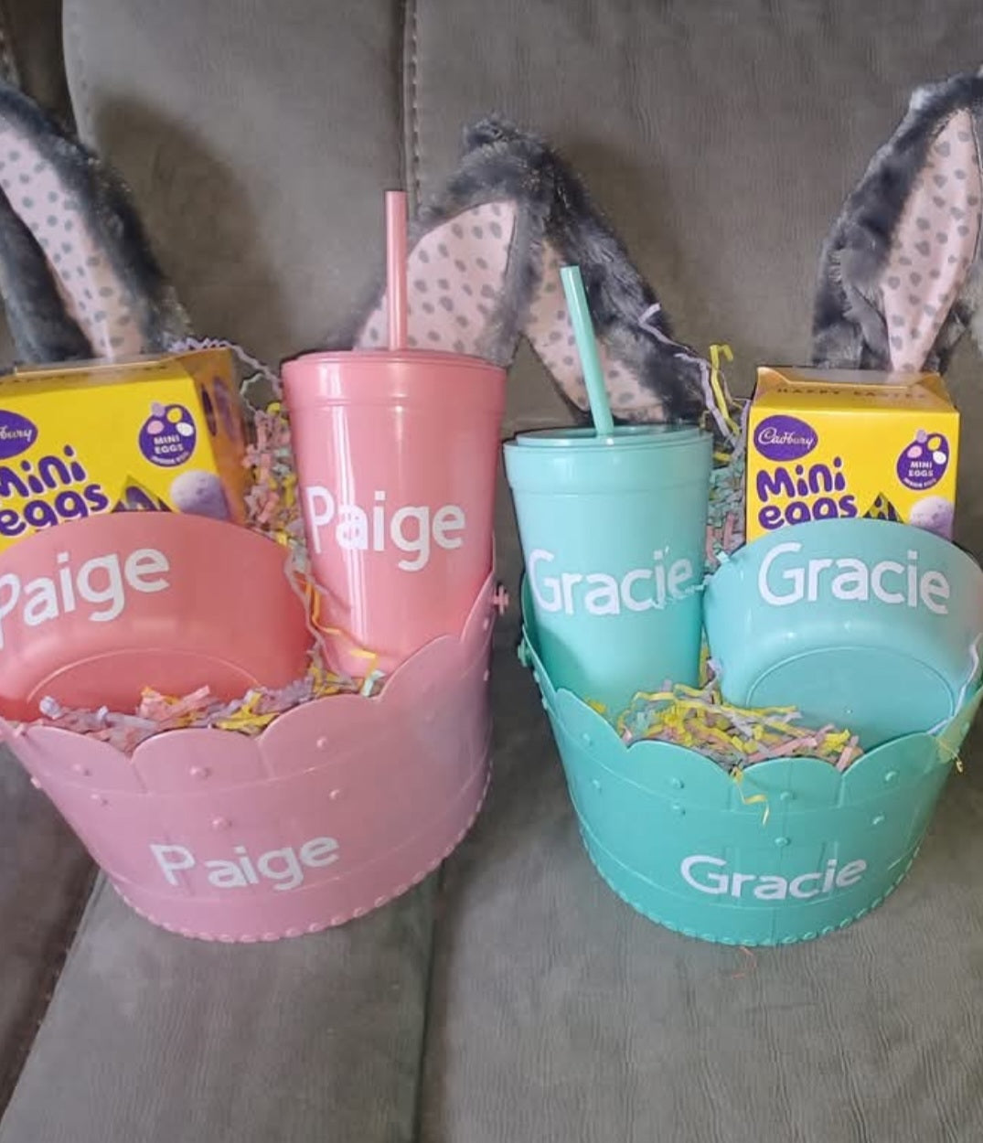 Personalised easter basket
