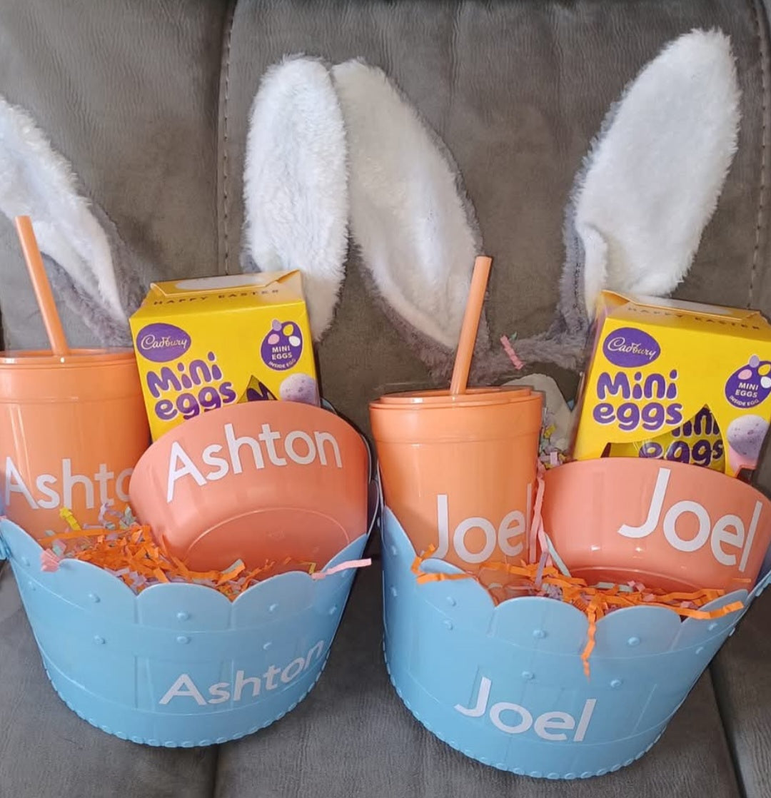 Personalised easter basket